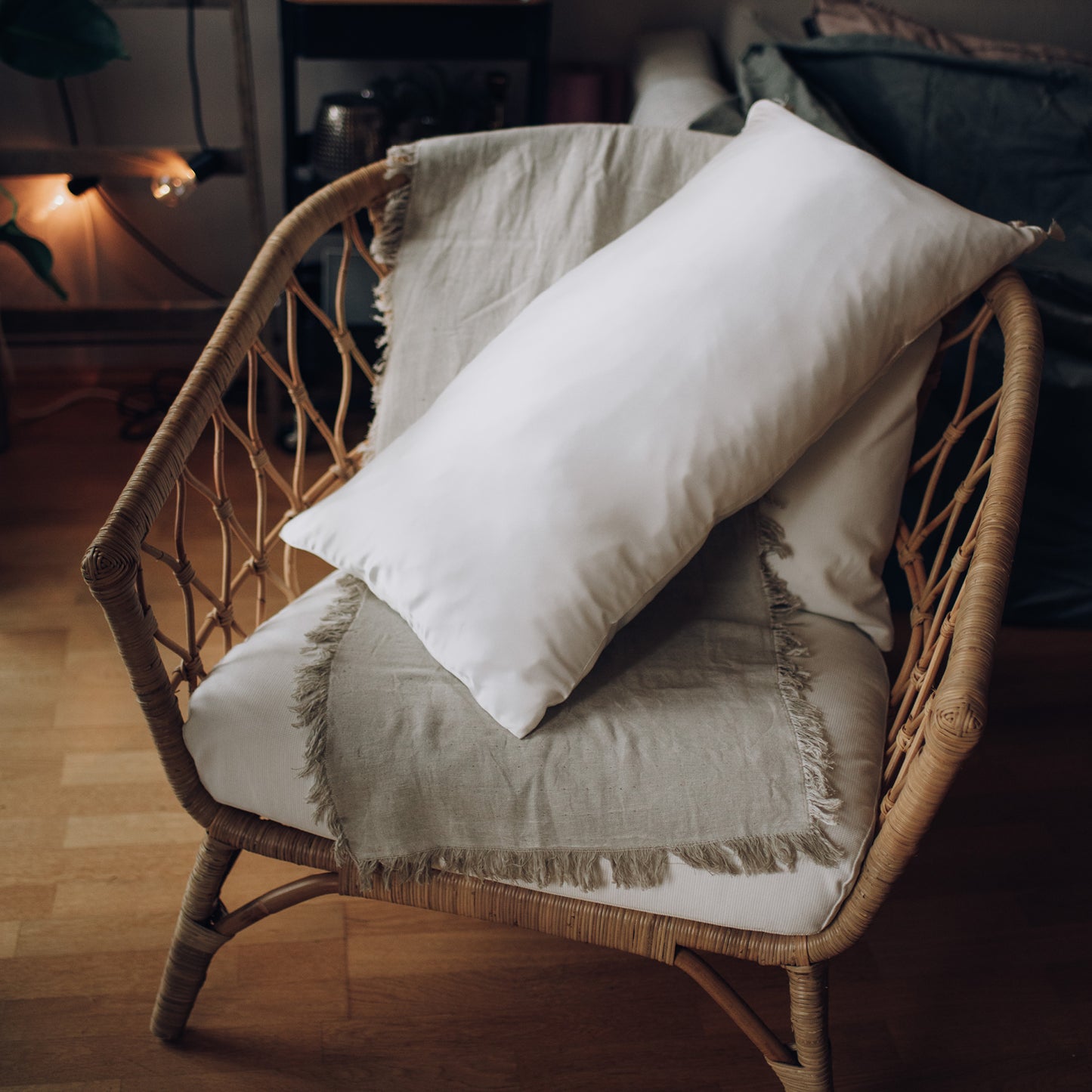 peace silk pillowcase (nature)